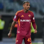 Wesley podczas meczu z Fiorentina