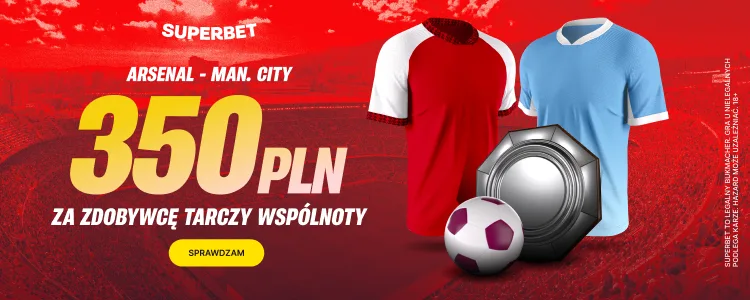 Superbet bonus na Arsenal - Manchester City