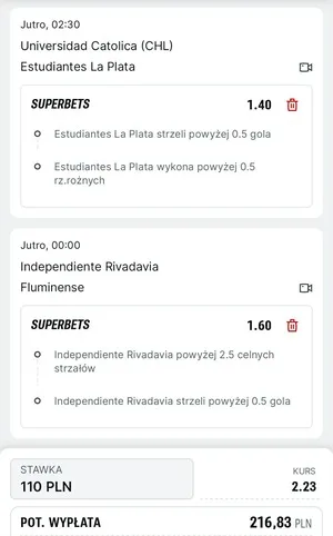 Kupon Superbet Zagranie