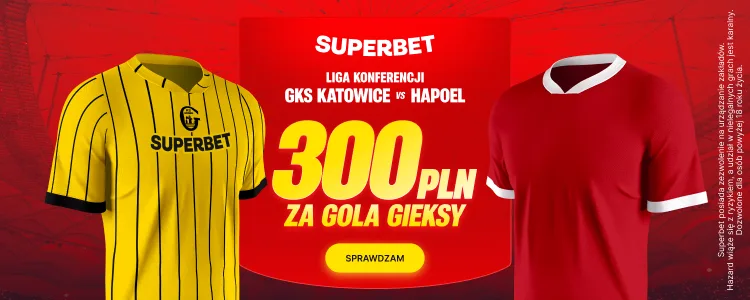 Superbet baner na GKS Katowice - Hapoel