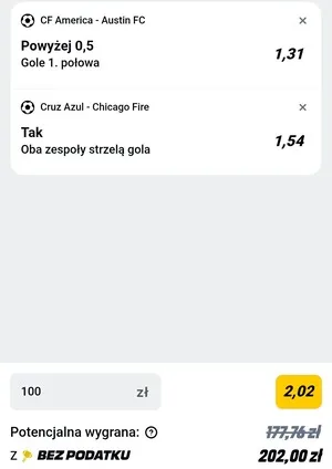 Kupon Betclic Zagranie