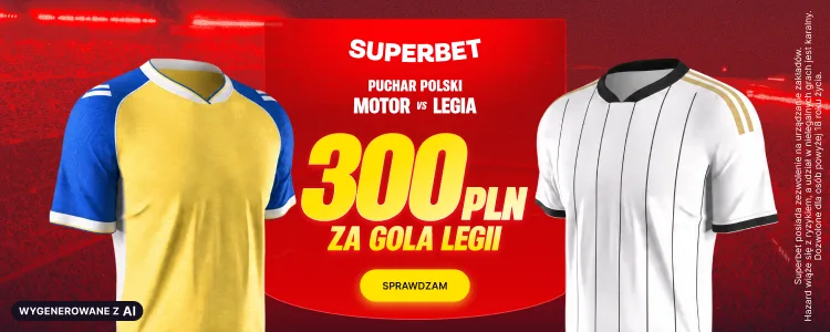 Baner Superbet Motor - Legia