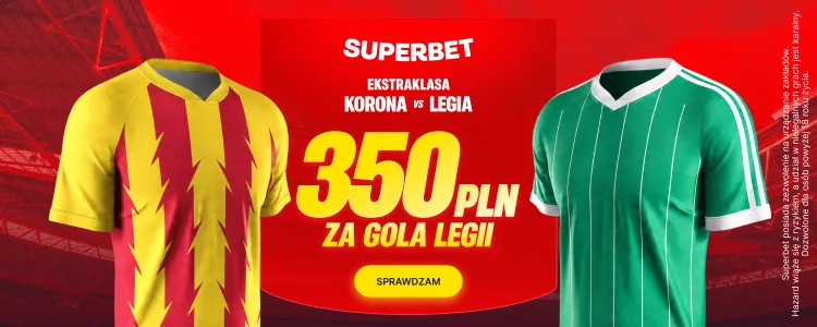 Korona - Legia baner Superbet
