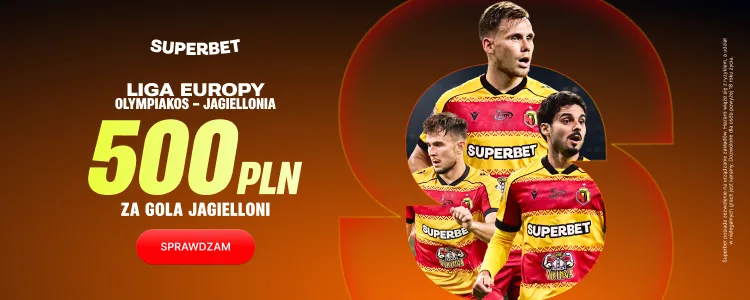 Superbet baner na Olympiakos - Jagiellonia
