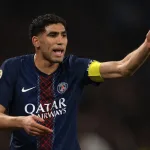 Hakimi podczas meczu z Monaco