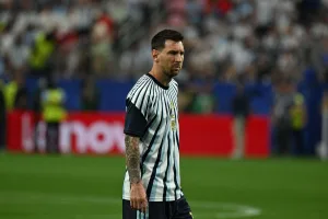 Messi podczas meczu