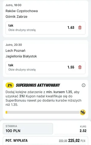 Kupon Superbet Zagranie