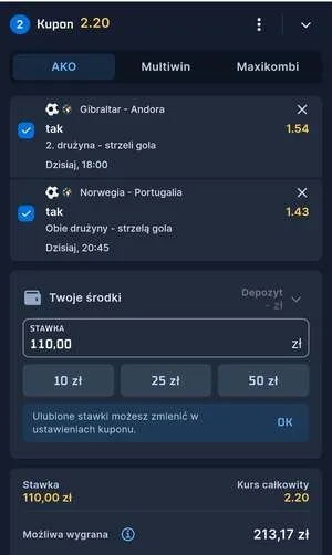 Kupon STS Zagranie