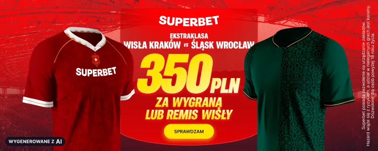 Superbet baner na Wisła - Śląsk