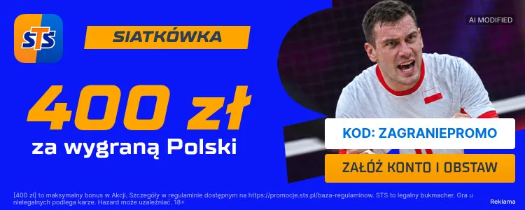 STS baner na siatkówkę