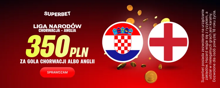 Superbet baner na Chorwacja - Anglia