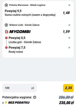 Kupon Betclic Zagranie