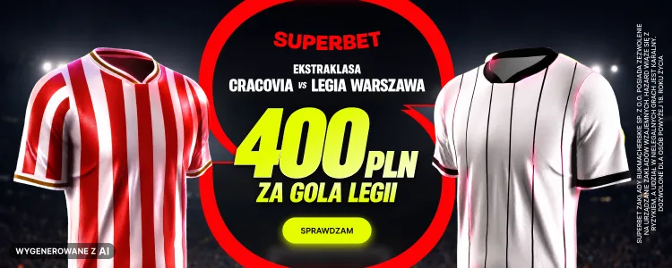 Superbet baner na Cracovia - Legia