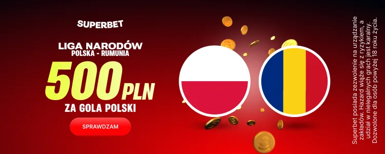 Baner Superbet na Polska - Rumunia