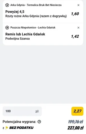 Kupon Betclic Zagranie
