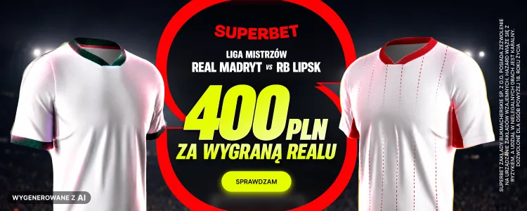 Superbet baner na Real Madryt - Lipsk